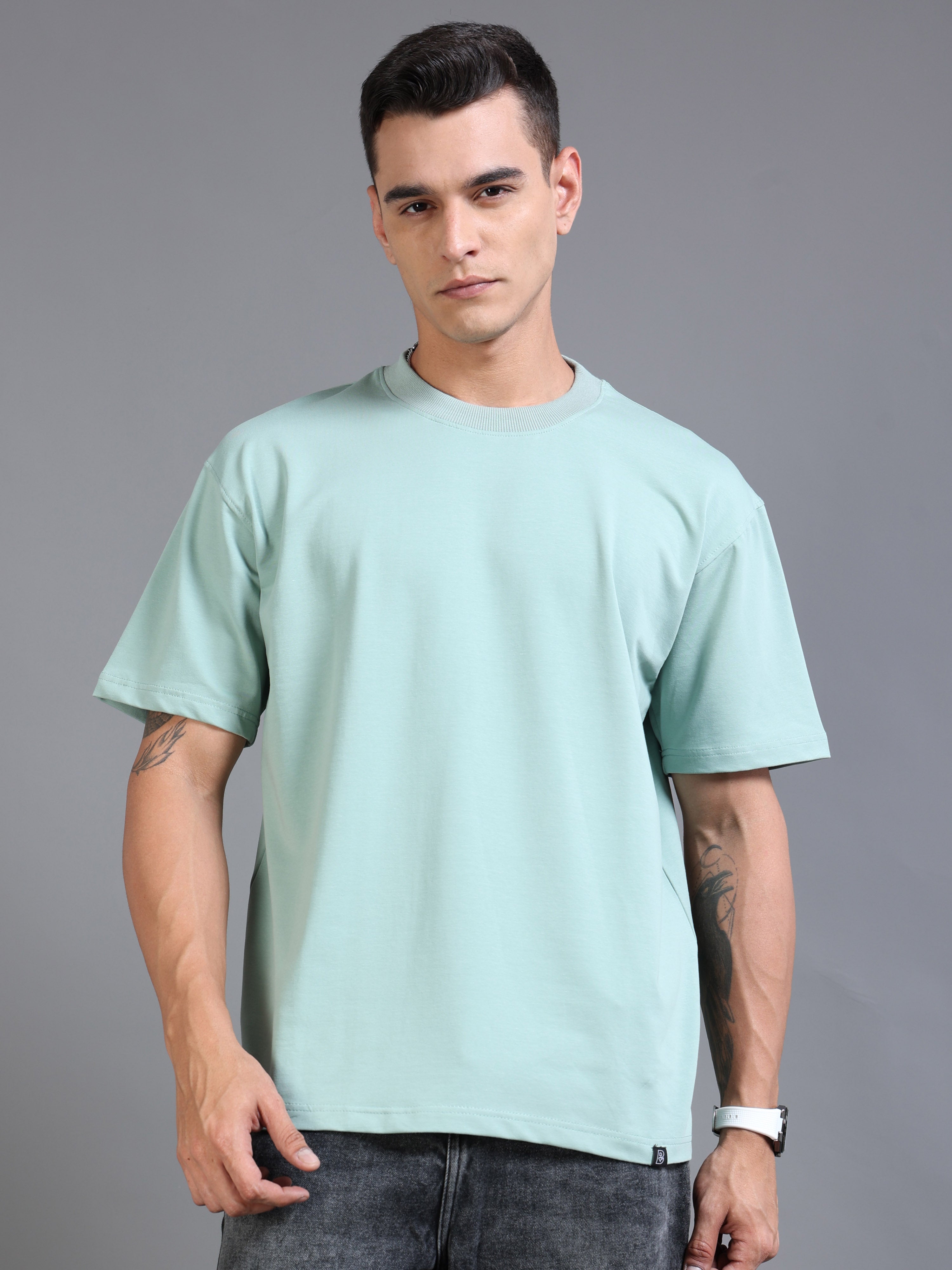 Essential Oversized Tee (Teal Green)