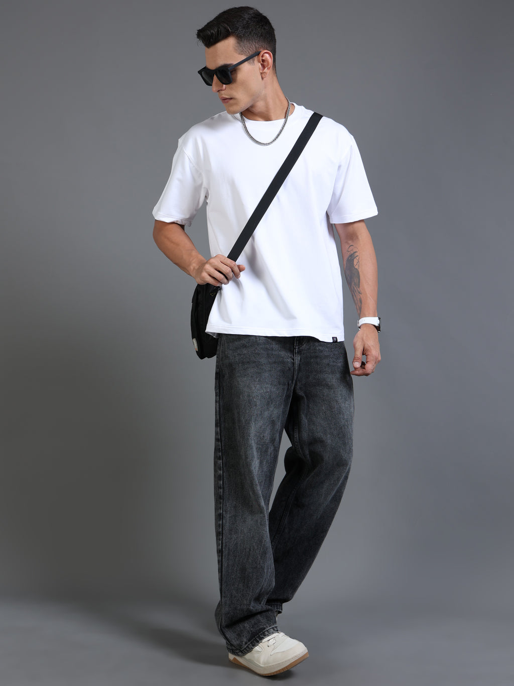 Essential Oversized Tee (White)