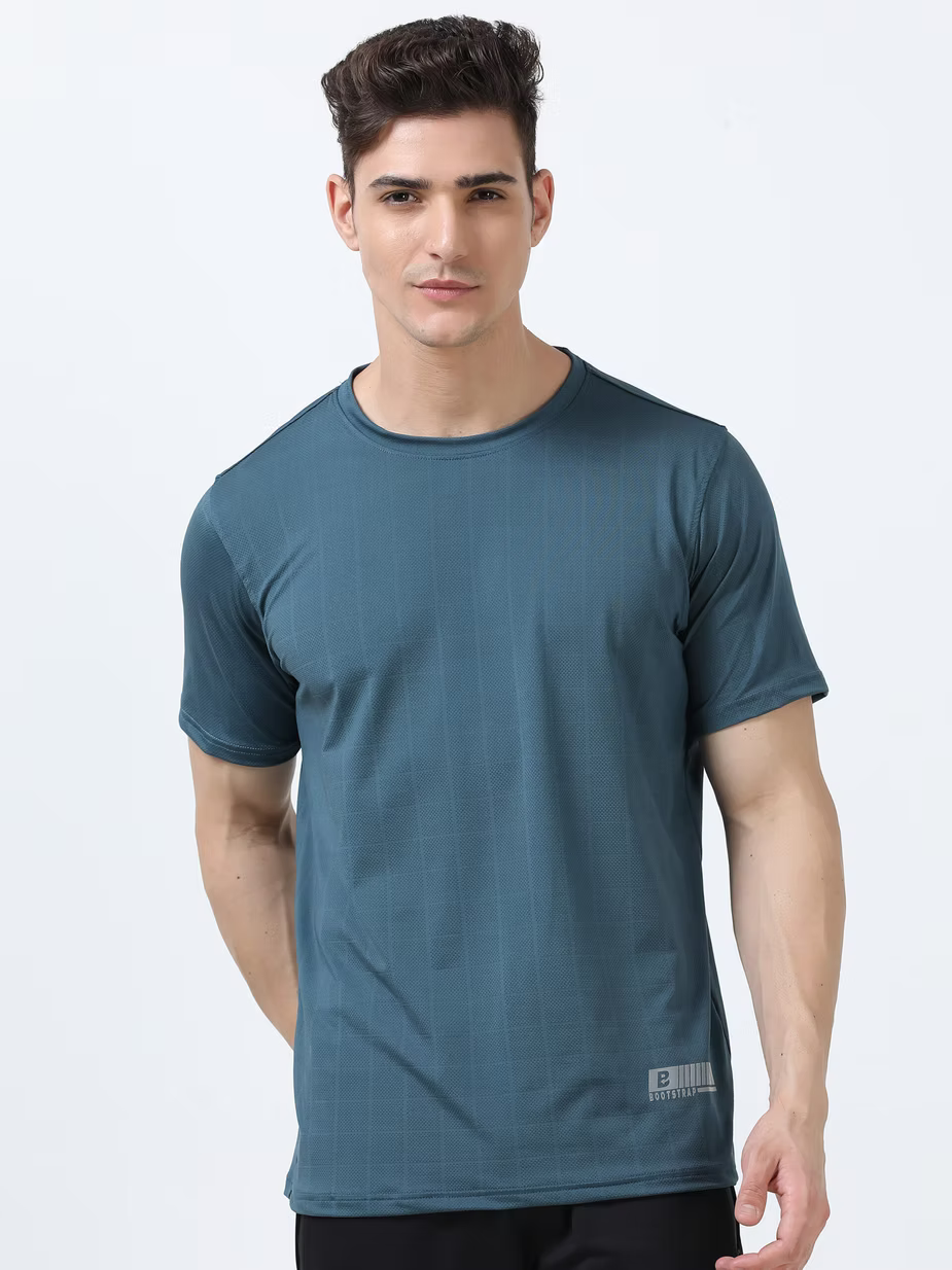 BS MANOEUVRE TEE (TEAL BLUE)