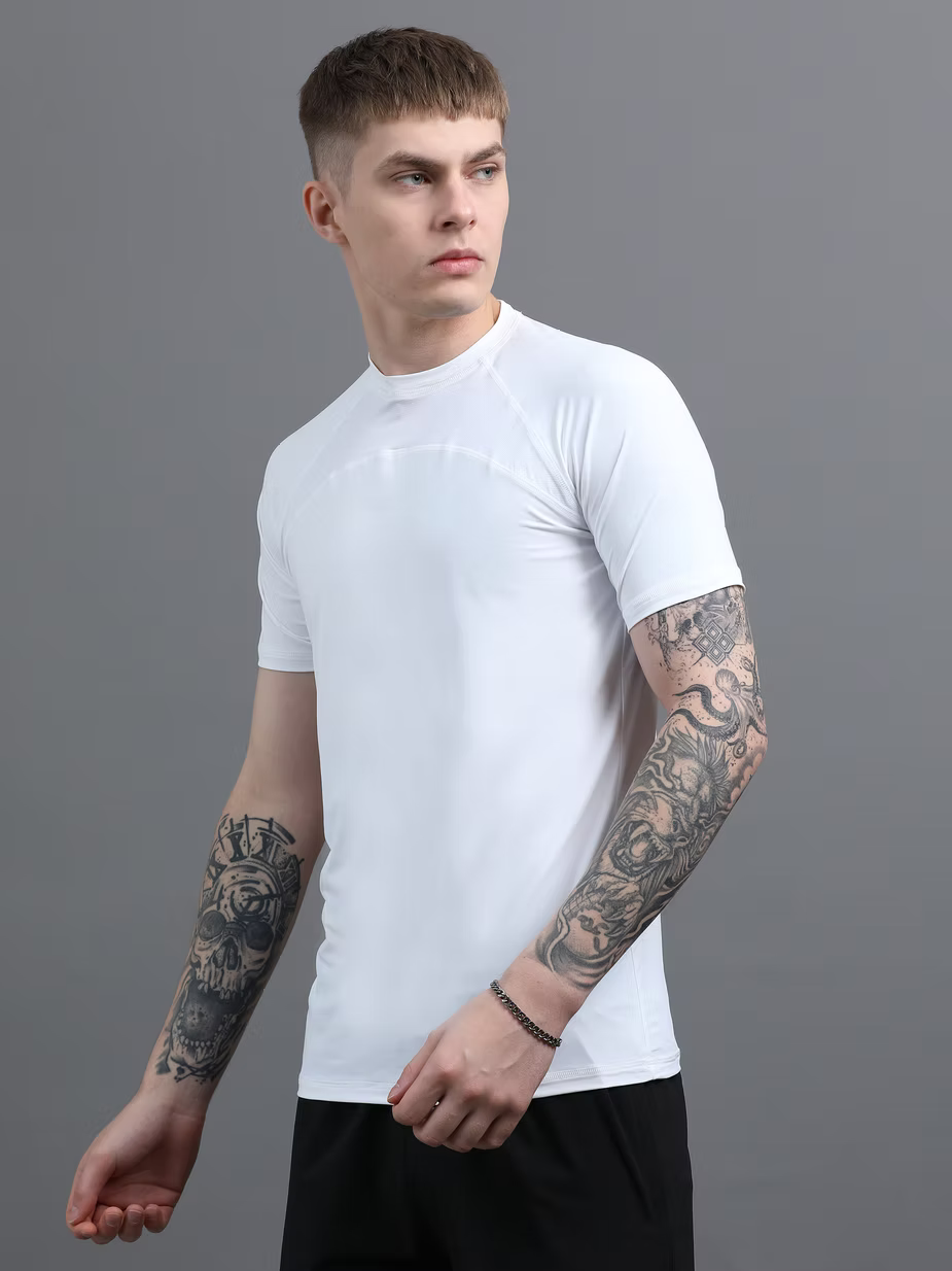 STRIDE T-SHIRT ( WHITE )
